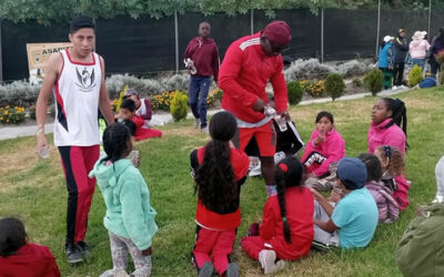Escuela de Atletismo Gerson Chalá ayuda a la niñez ecuatoriana