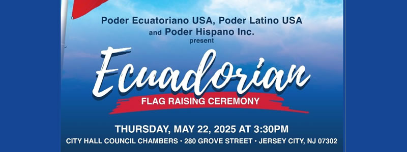 Ecuadorian Flag Raising Ceremony