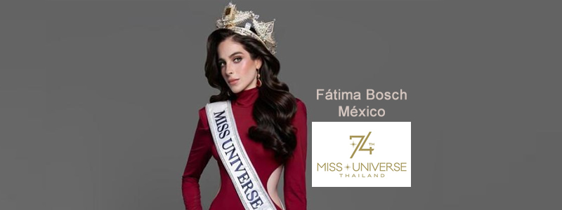 Fátima Bosch de México, coronada 74ª Miss Universo Bangkok.