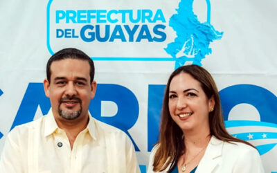 Carlos Encalada presidió primera sesión del Consejo Provincial, donde se eligió a Ana María Gallardo como Viceprefecta del Guayas.
