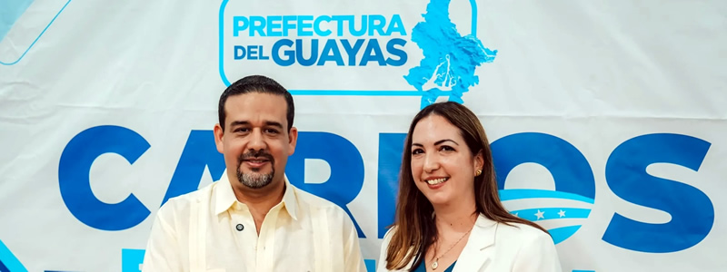 Ana María Gallardo como Viceprefecta del Guayas